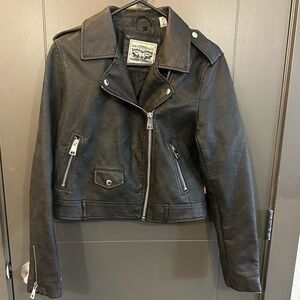 Levi’s leather moto jacket